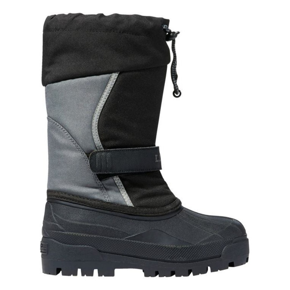 LL Bean Kids' Northwoods Winter Snow Boots in Graphite and Black Sz 4